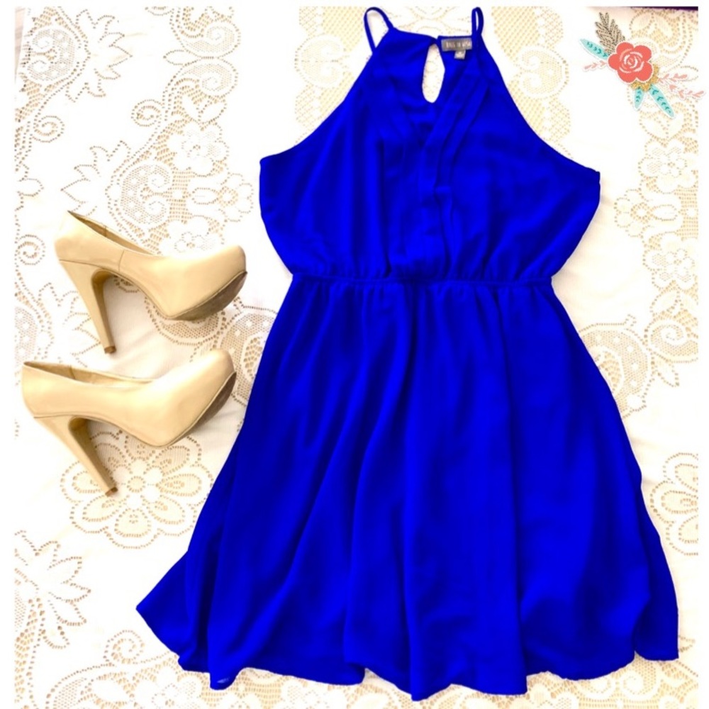 💙blue cocktail dress